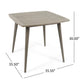 Modern Indoor Square Acacia Wood Dining Table with Toothpick Leg Design