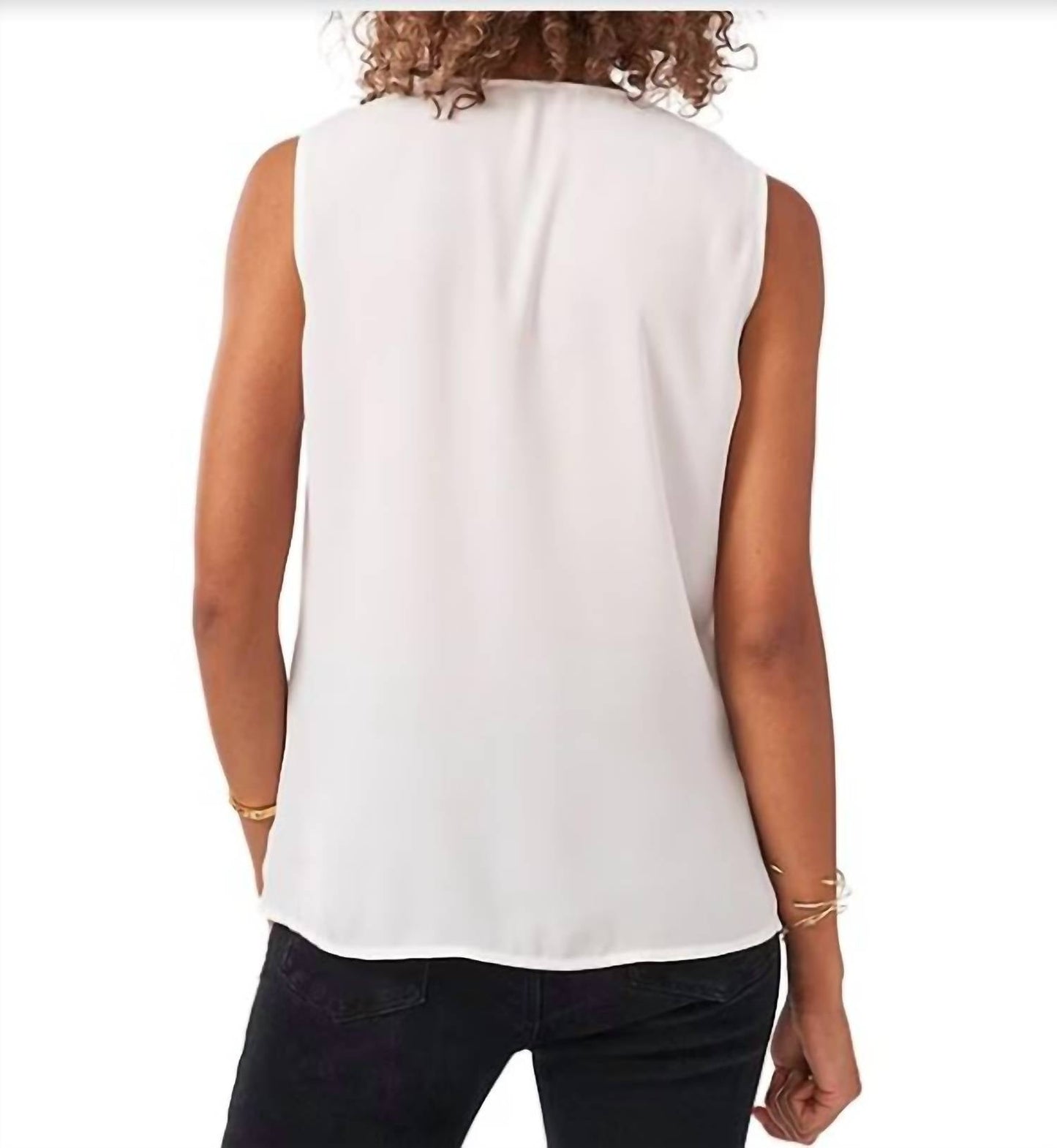 Vince Camuto - Ruffle V Neck Top