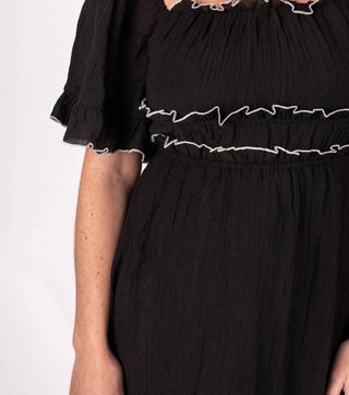 Klesis - Vestido longo de manga curta Brynn