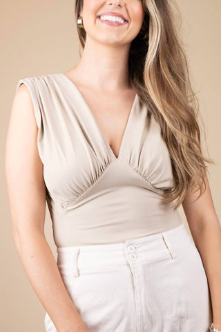 Promesa - Sloane Plunge Neck Bodysuit