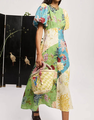 Alemais - Vestido Midi Avery Emendado