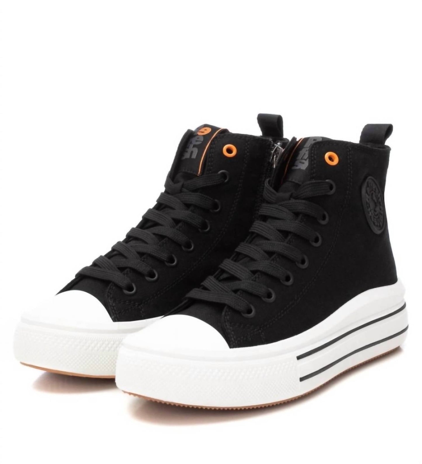 Xti - Women's Canvas Ankle Sneaker Boots