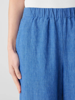 Eileen Fisher - Washed Organic Linen Délavé Wide-leg Pant