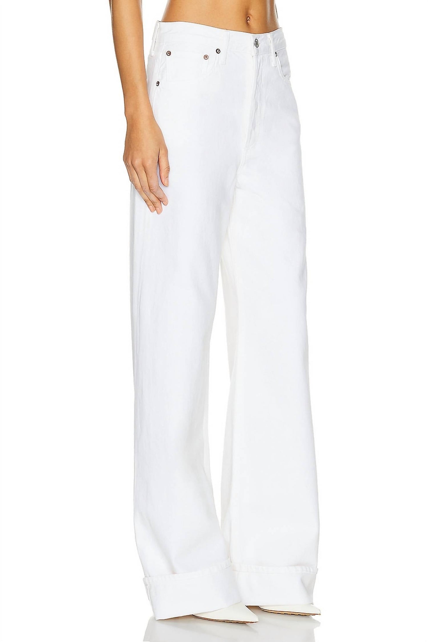 Agolde - Dame High Rise Wide Leg Jeans