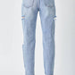 Trendsi - Risen Distressed Slim Cropped Jeans