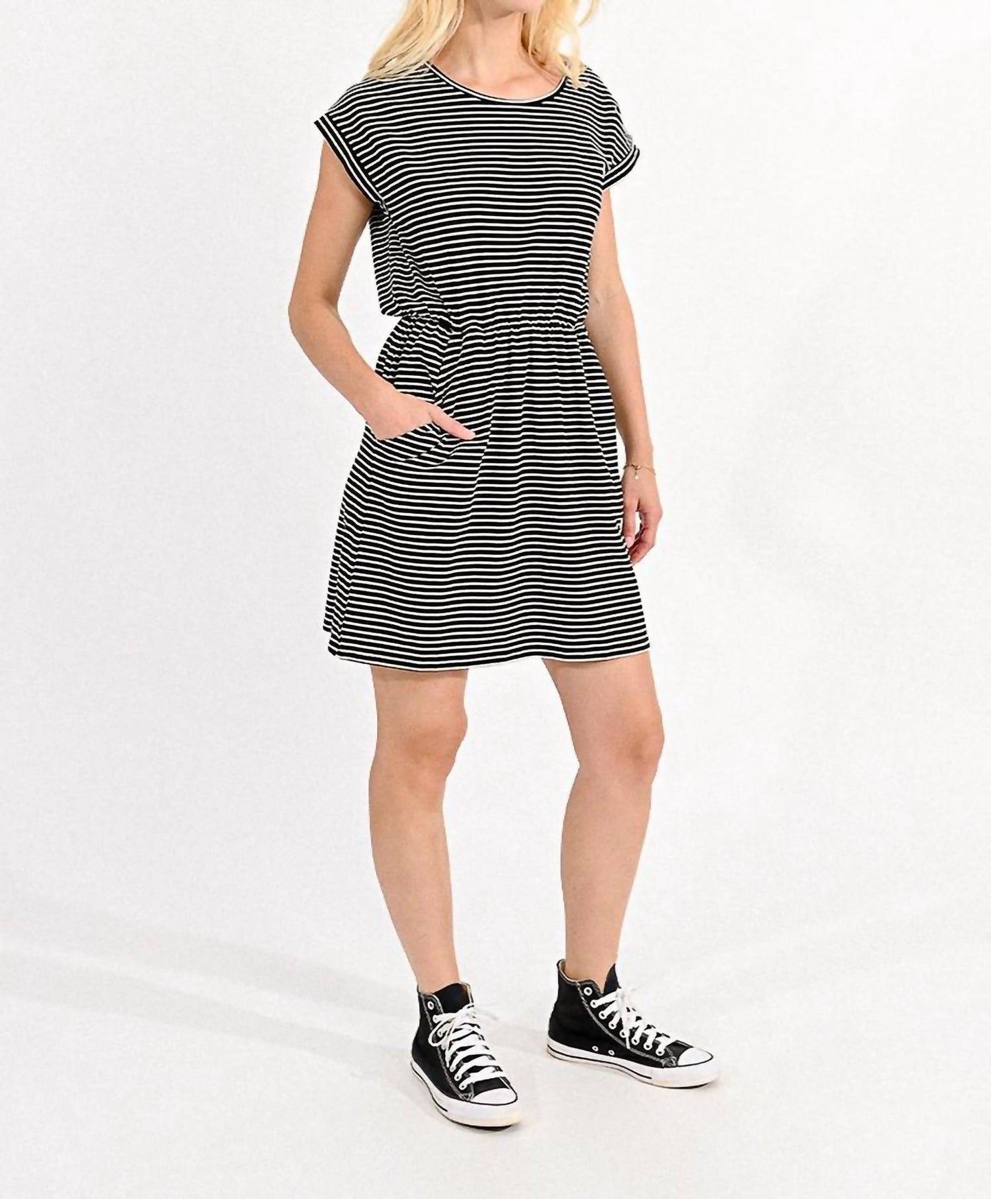 Molly Bracken - Striped Knit Dress