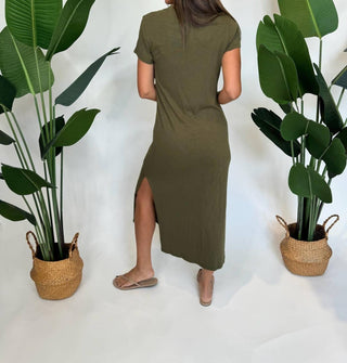 Bella Dahl - Knitted V-neck Maxi Dress