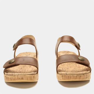 Alegria - Sandália feminina Marta Slingback de couro