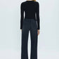 Pistola - Lexi Mid-Rise Bowed Straight Pant
