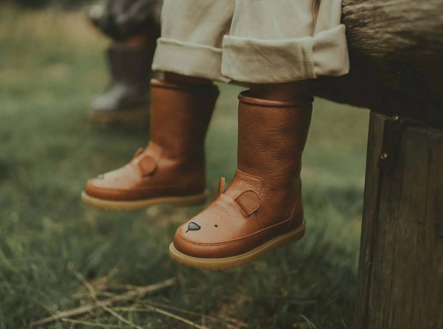 Donsje - Kid's Wadudu Classic Lining Bear Boots