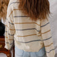 66Disco - Stripe Drop Shoulder Sweater - Plus