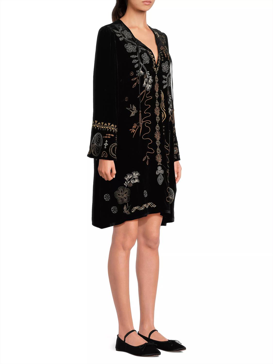 Johnny Was - JENAI KIMONO SLEEVE RELAXED DRESS