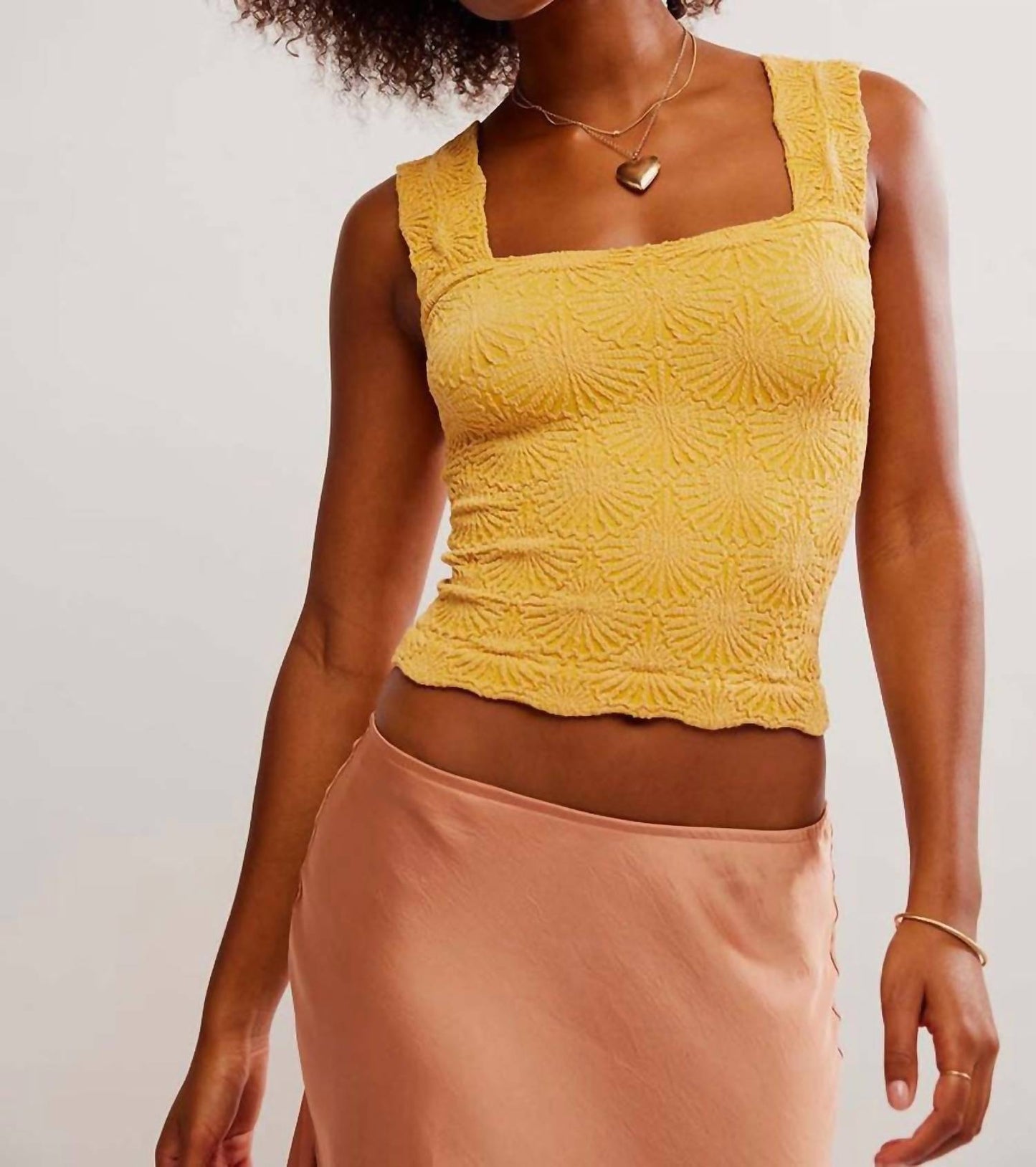Free People - Golden Latte Love Letter Cami