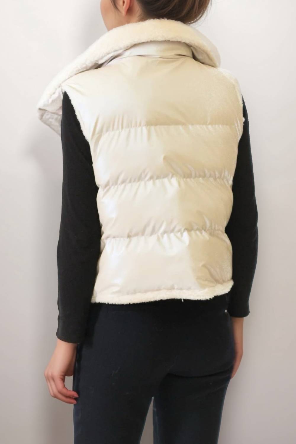 Belle Fare - Lodi Faux Shearling Reversible Vest