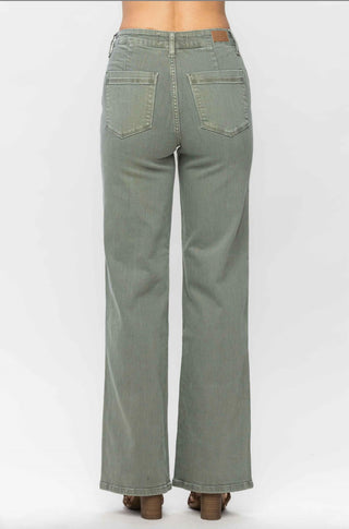 Judy Blue - Front Seam Straight Fit Jeans