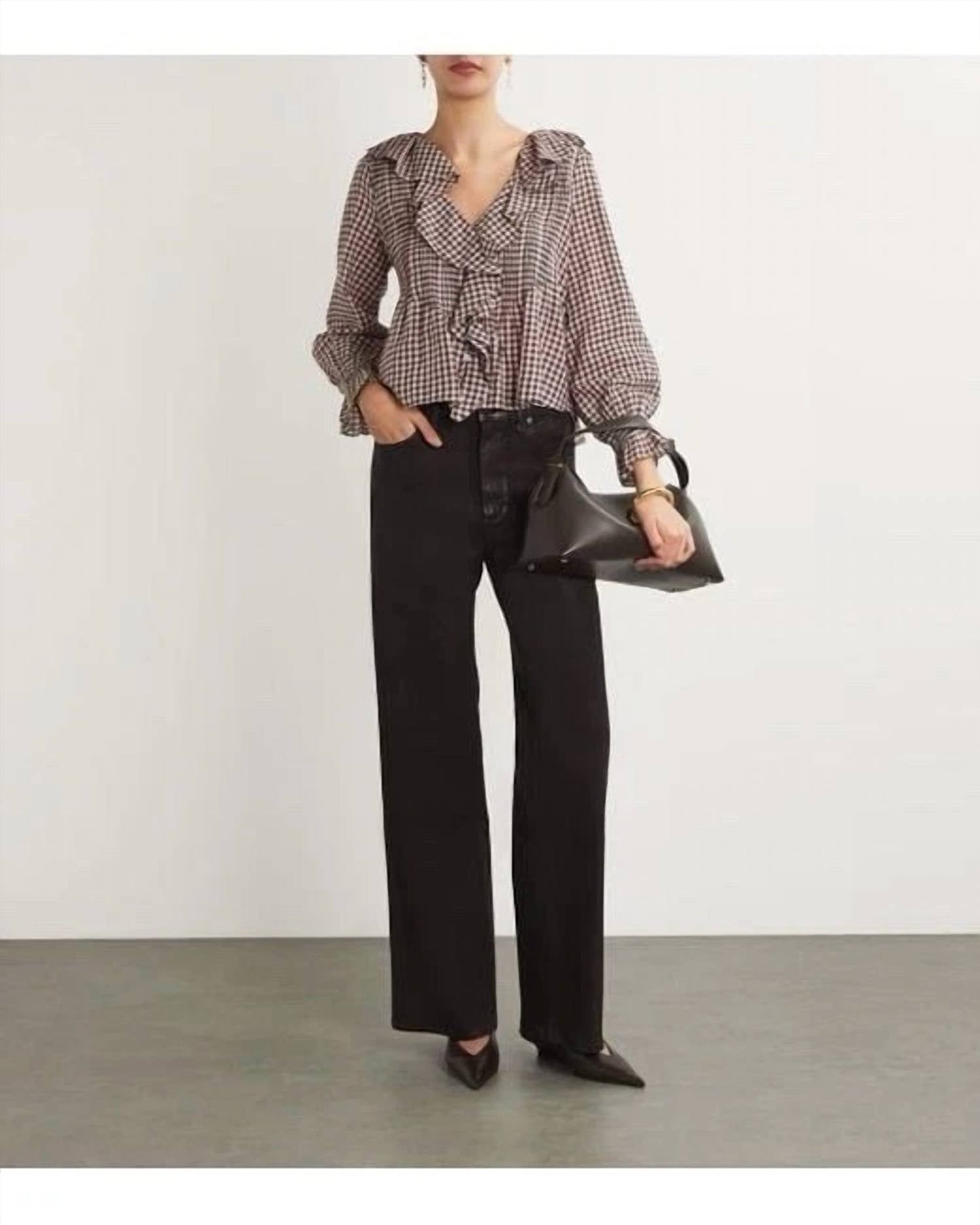 Dôen - Hardy Delphine Printed Ruffled Blouse