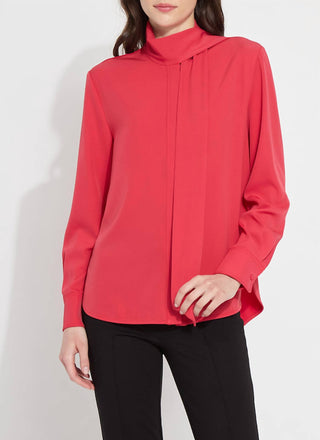 Camisa com gola cachecol Lysse - Odette
