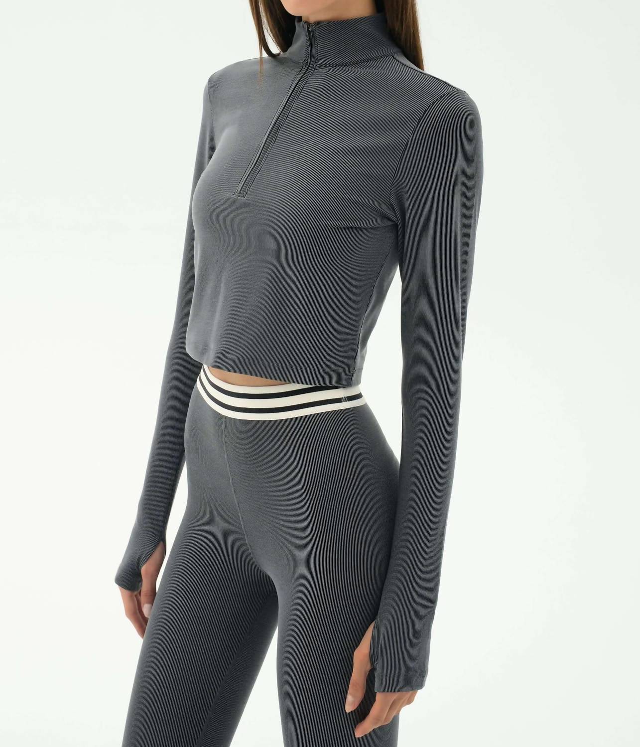 Splits59 - Stevie Active Rib Half Zip Sweatshirt