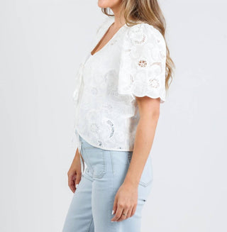 Nation Ltd - Women's Rosalyn Tie Front Top