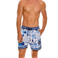 Agua Bendita - Men's Dan Azure Swim Trunks
