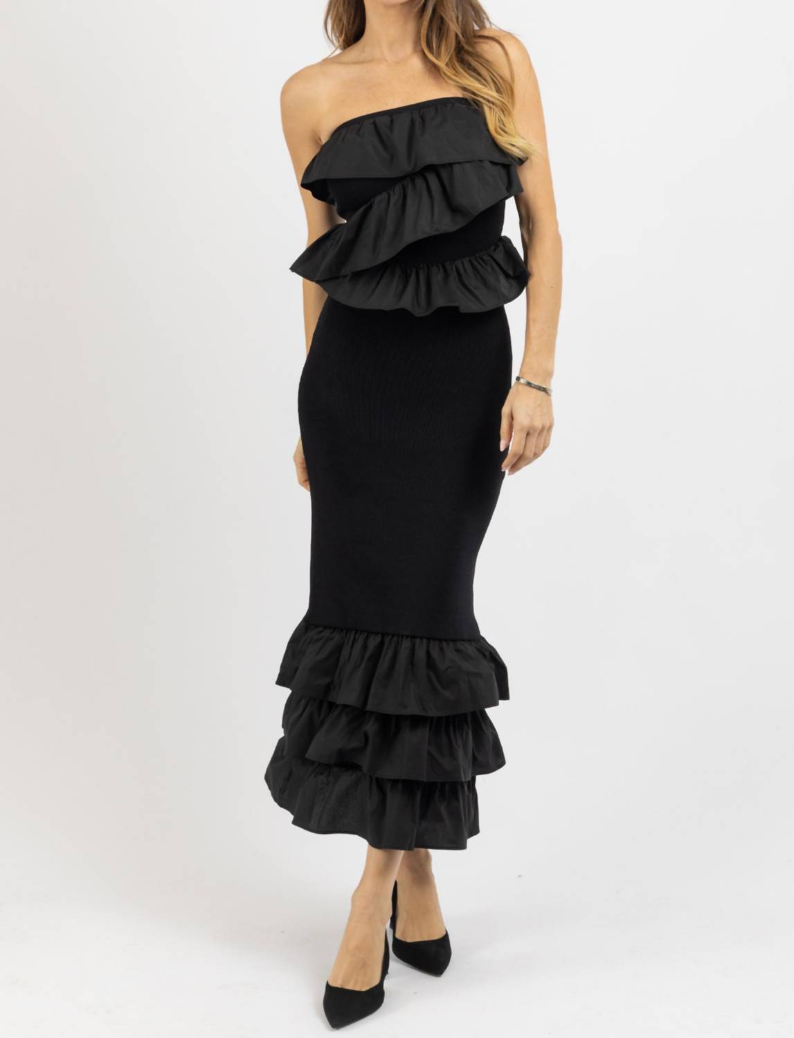 2.7 August Apparel - Mix It Maxi Dress