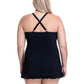 Profile By Gottex - Plus Size Halter Cross Back Underwire Swimdress