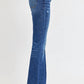 Risen - Mid-Rise Flare Long Jeans