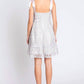 Trendsi - GeeGee Mesh Floral Embroidered Sleeveless Dress