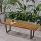 Intrinsic Outdoor Dining Bench With Slat Top