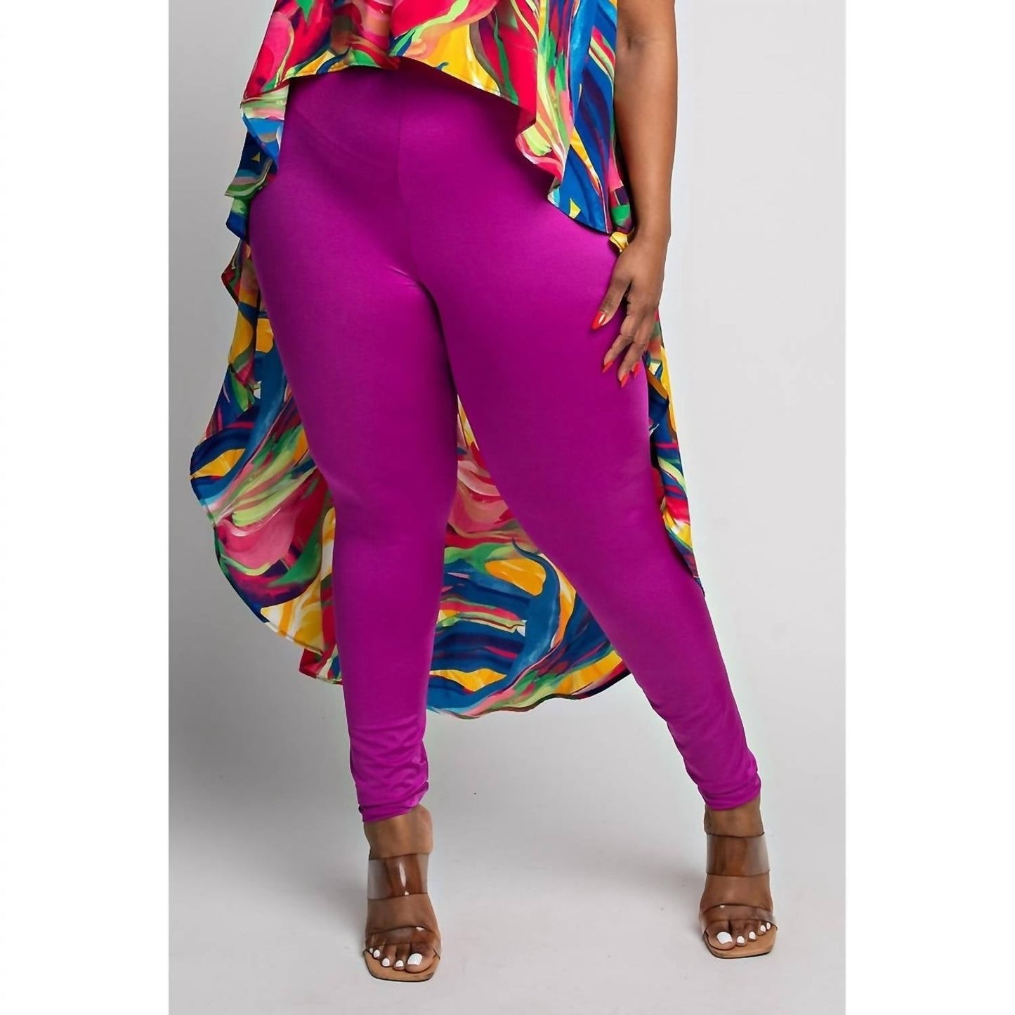The Curve La - Plus Size High Rise Leggings