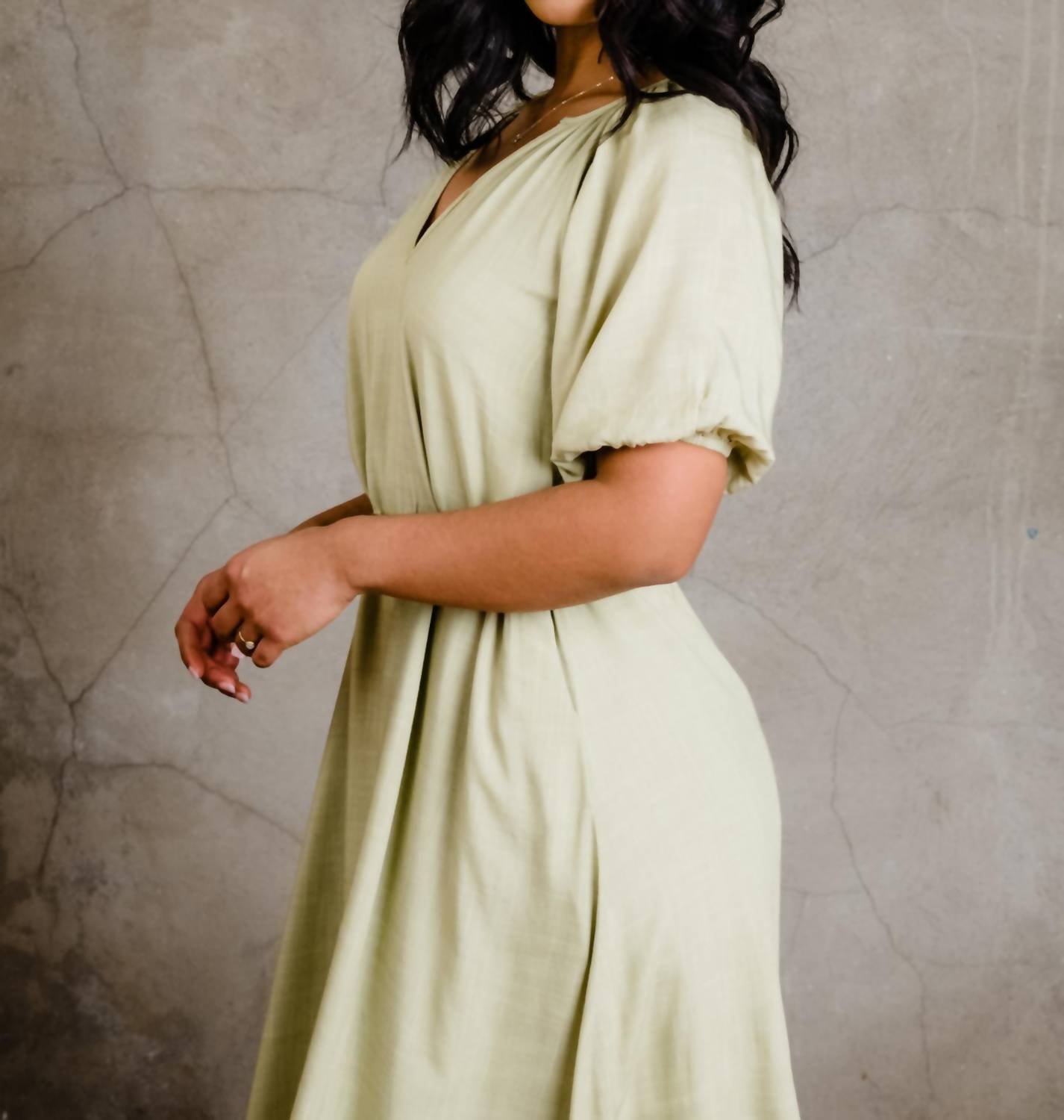 Able - Amari Puff Sleeve Maxi Dress