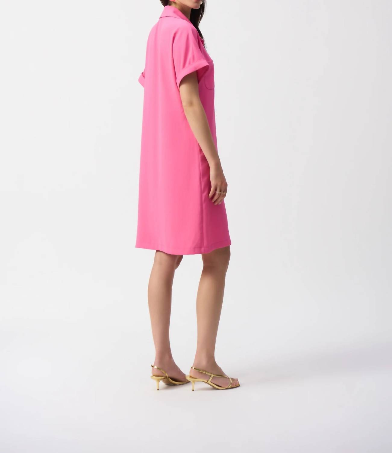 Joseph Ribkoff - Woven Polo Shirt Dress