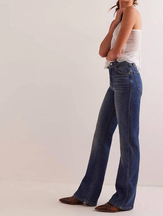 Free People - We The Free Sabine Slim A-Line Jeans