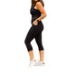 Julia Rose - Cassandra Capri Leggings With Pockets
