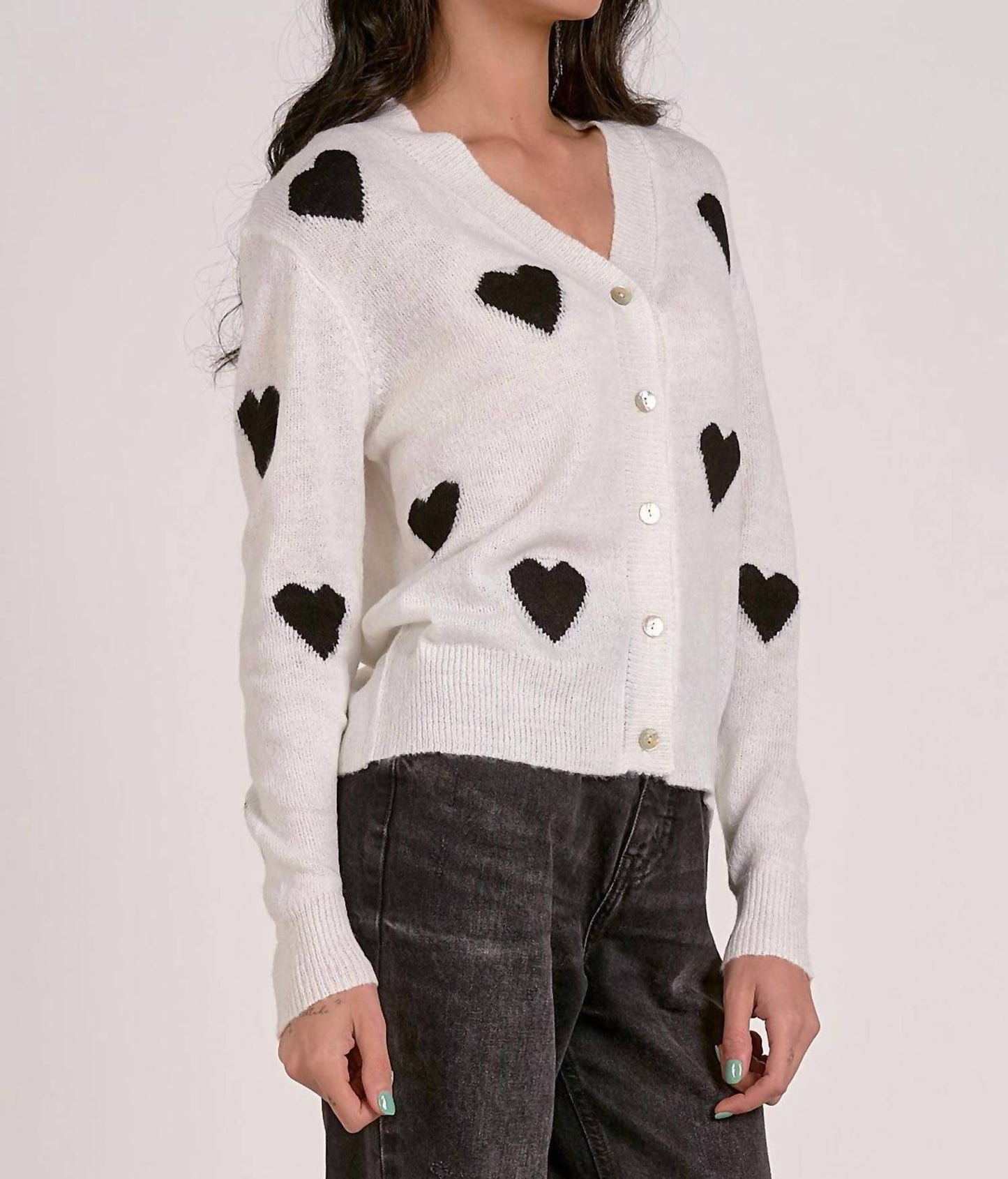 Elan - Hearts Cardigan