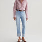 Ag Jeans - Saige High Rise Straight Crop Jeans