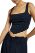 river-island-pinstripe-corset-crop-top-in-navy-size-4