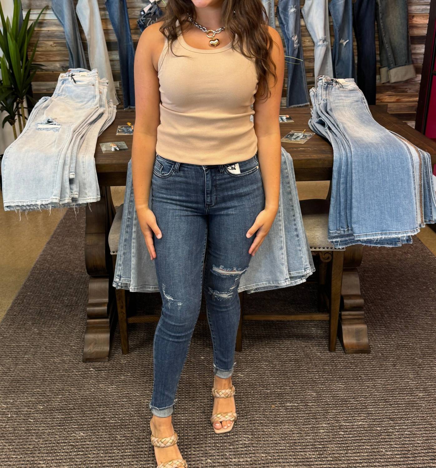 Judy Blue - Stone High Waisted Jeans