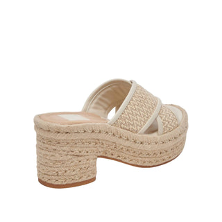 Dolce Vita - Sandálias femininas Eldora Raffia com plataforma