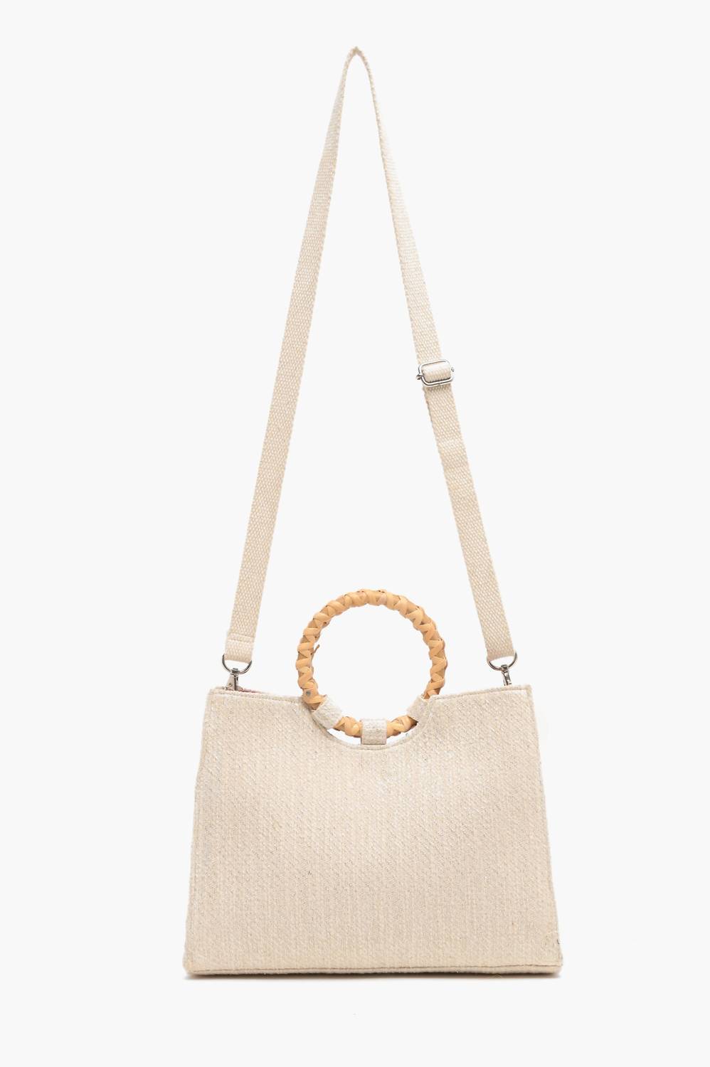 America & Beyond - Women's Leopard Beaded Tote Bag