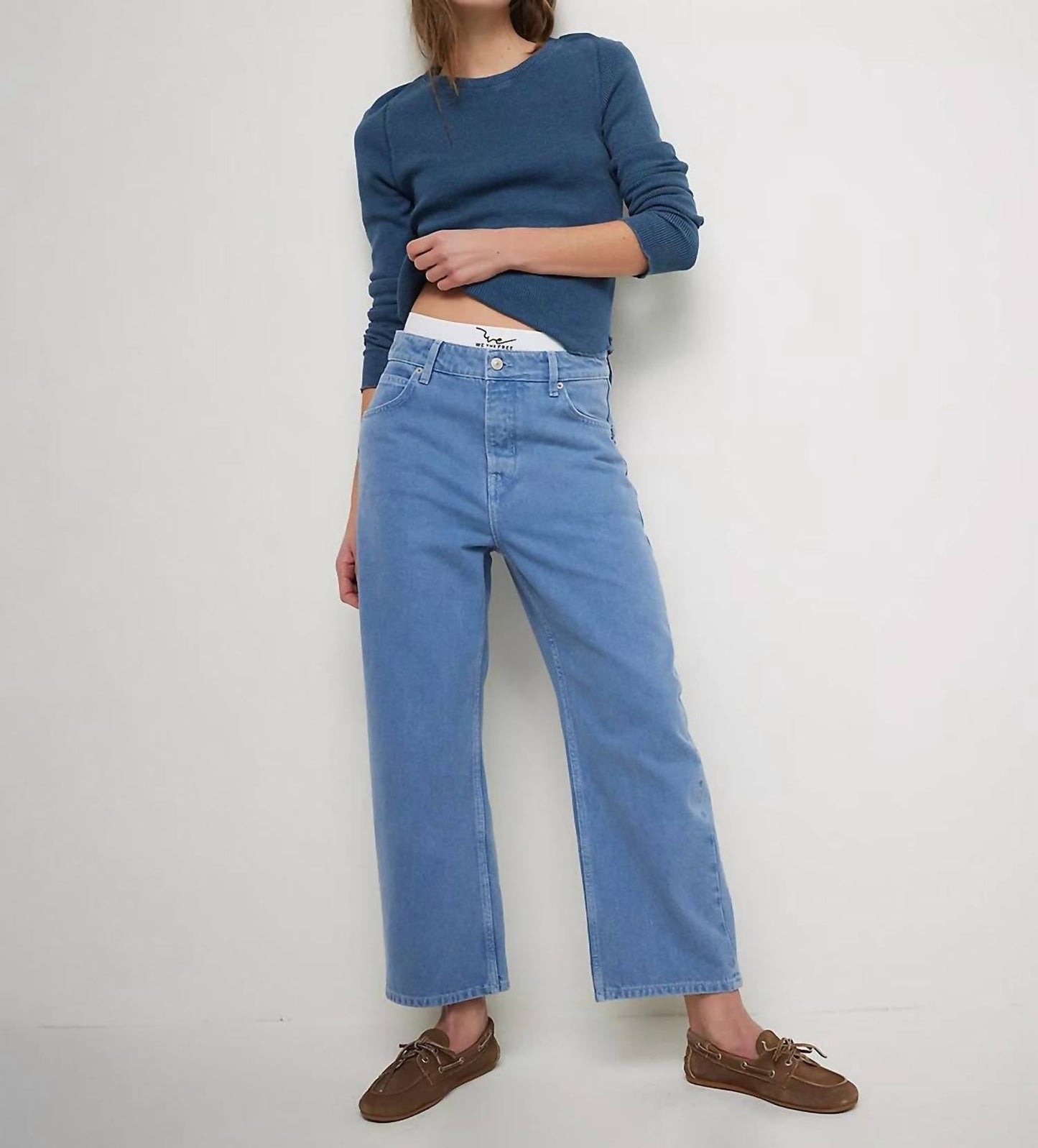 Free People - Deep Trance Boyfriend Barrel Jean