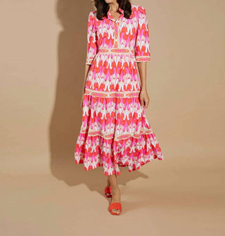 Jude Connally - Candy 3/4 Sleeves Maxi Dress