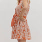 Entro - Embroidered Lace Trim Dress