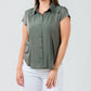 Lola & Sophie - Women's Hybrid Cap Sleeve Shirt