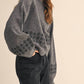 &Merci - Scallop Hem Embroidered Sweater