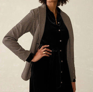 Faherty - Stretch Silk Velvet Riley Midi Dress