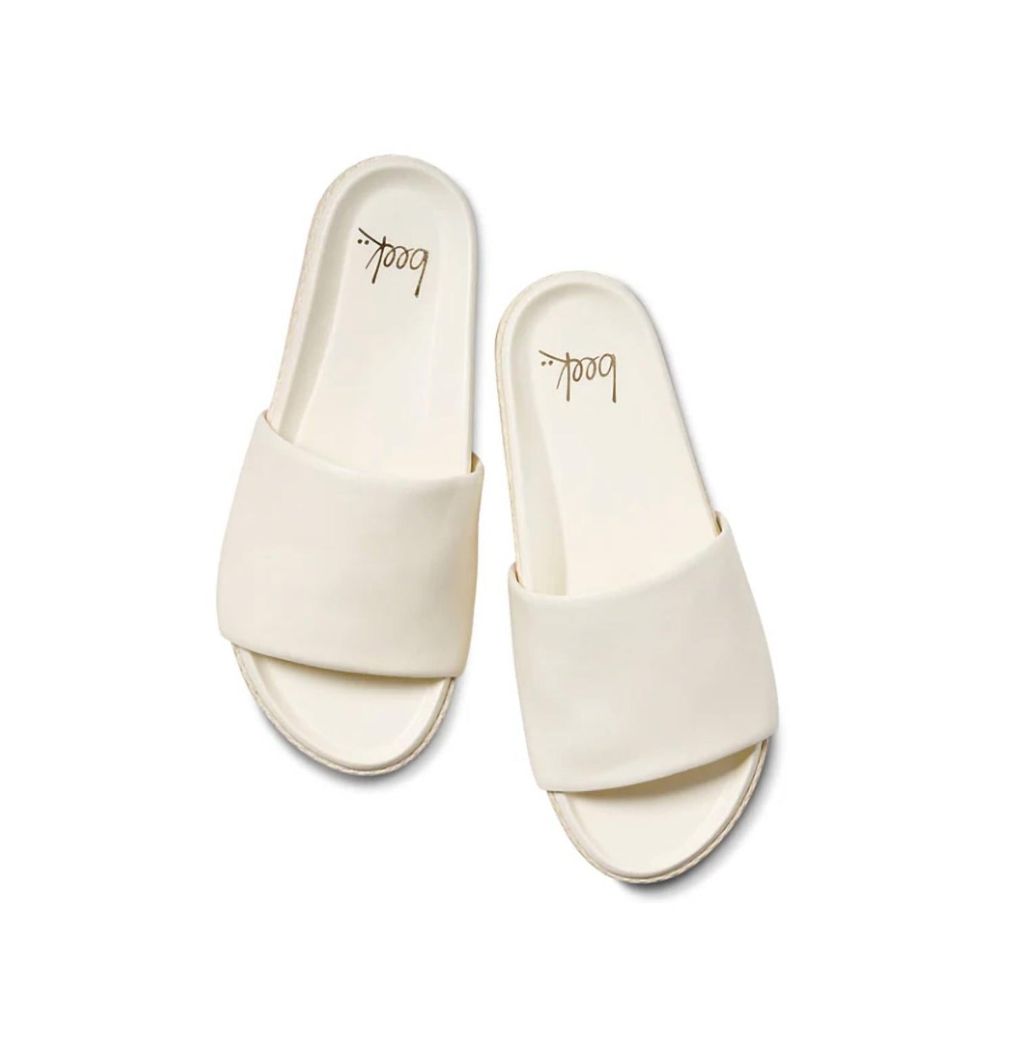 Beek - Women's Pelican Textile Leather Platform Sandal