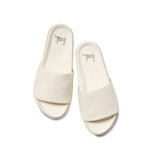 Beek - Women's Pelican Textile Leather Platform Sandal