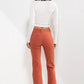 Sneak Peek - HIGH RISE SOLID SLIM BOOTCUT JEANS
