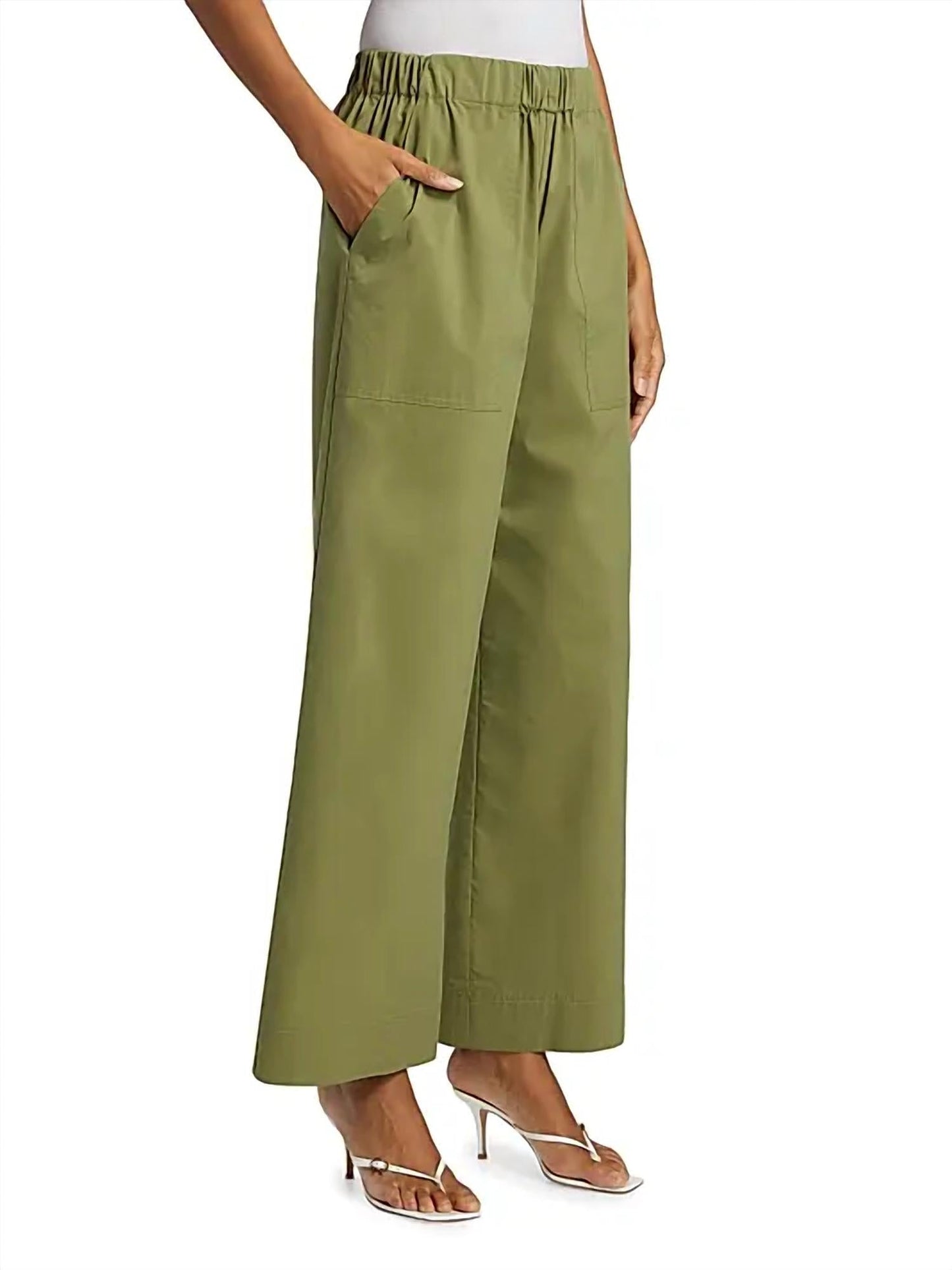 Simkhai - Arden Cotton-blend Wide-leg Pants